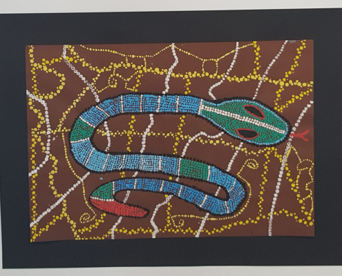 Dot-Painting Klasse 10 - 8