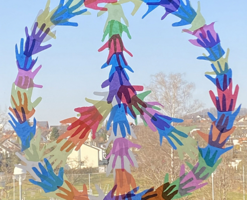 Peacezeichen Fenster
