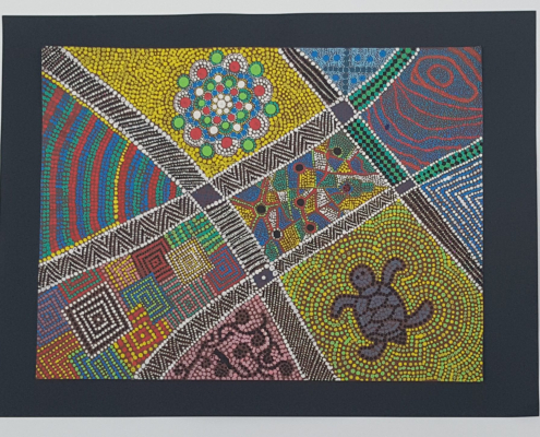 Dot-Painting Klasse 10 - 2