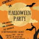 Plakat Halloweenparty